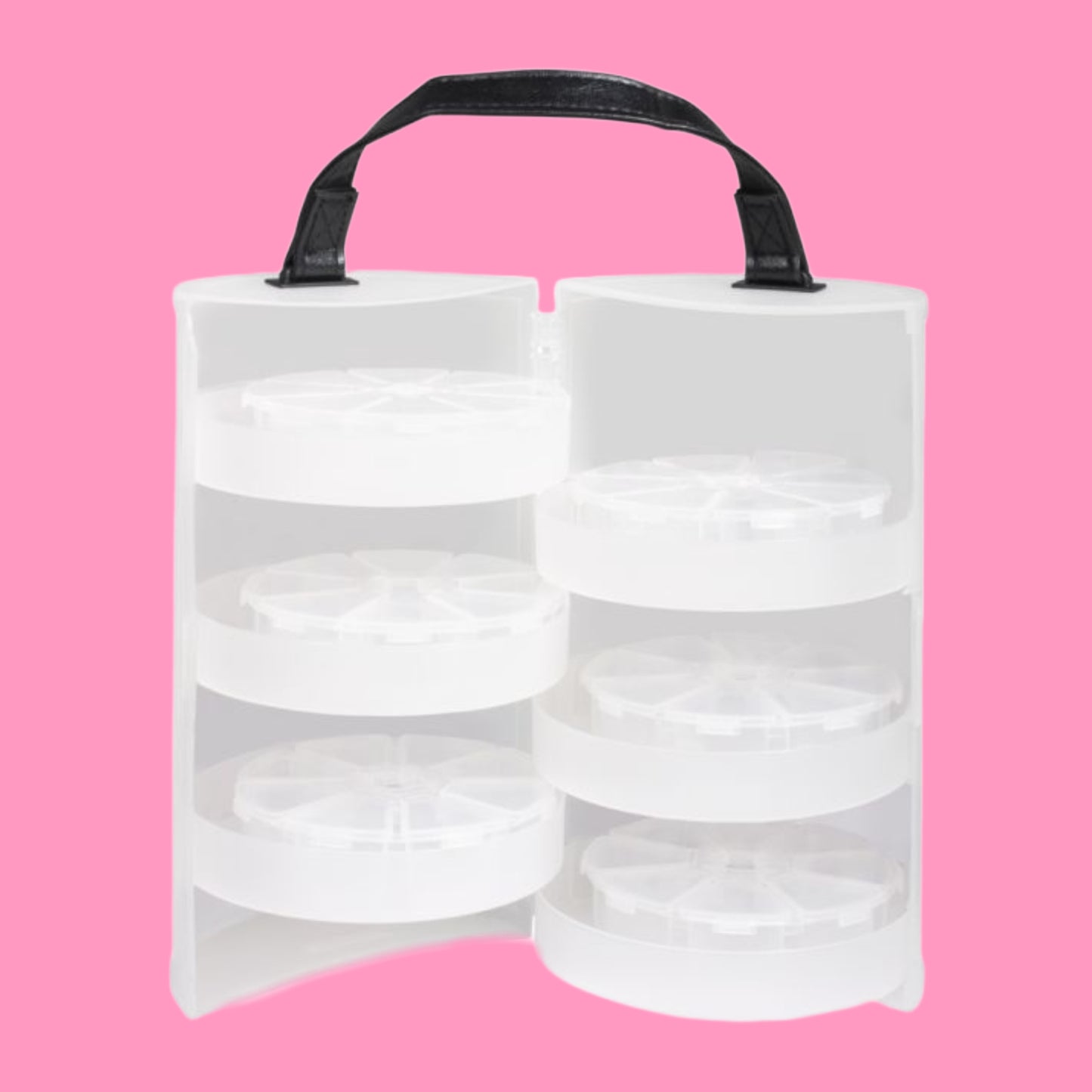 Round storage box with handle, ø13cm
