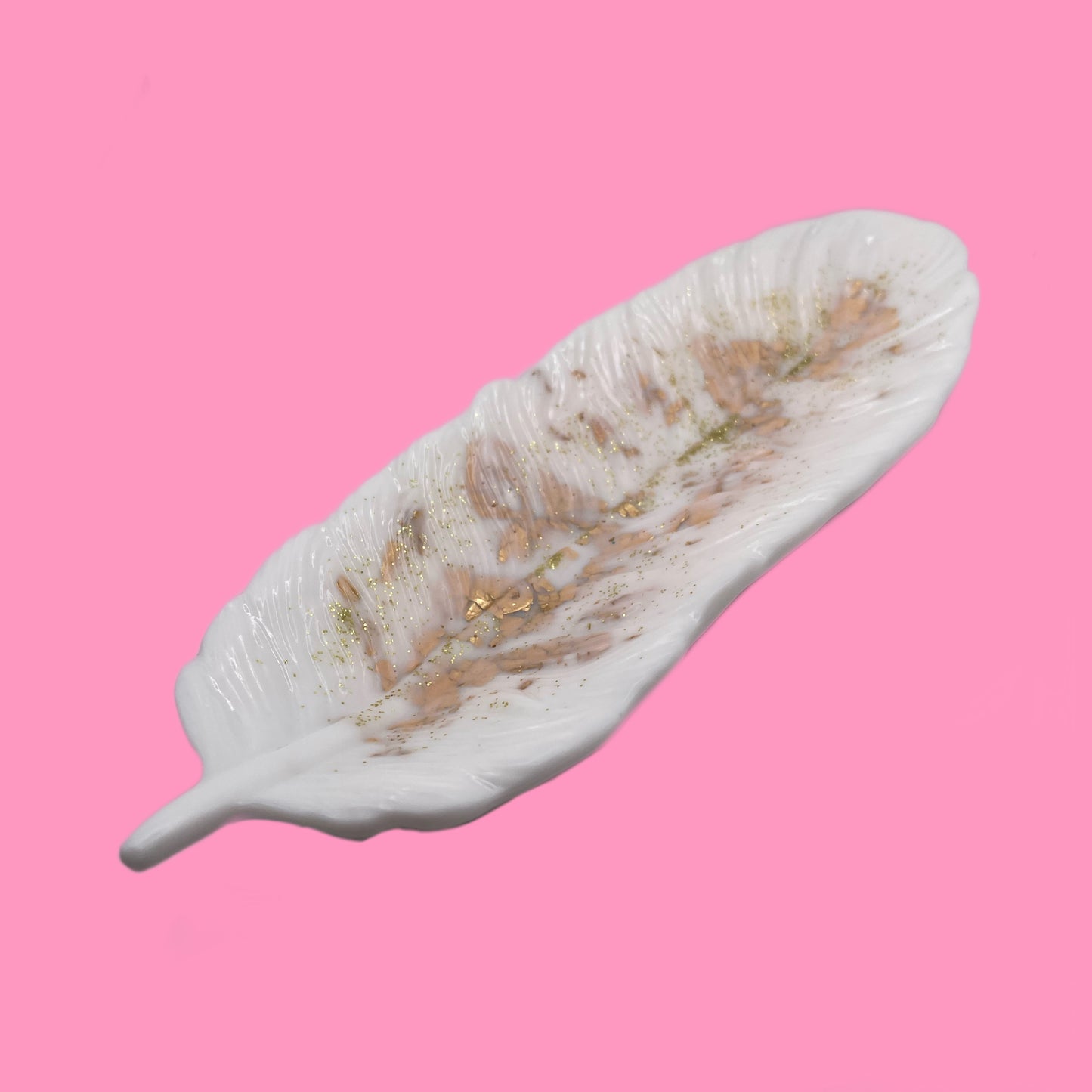 Plume Gold trinket box