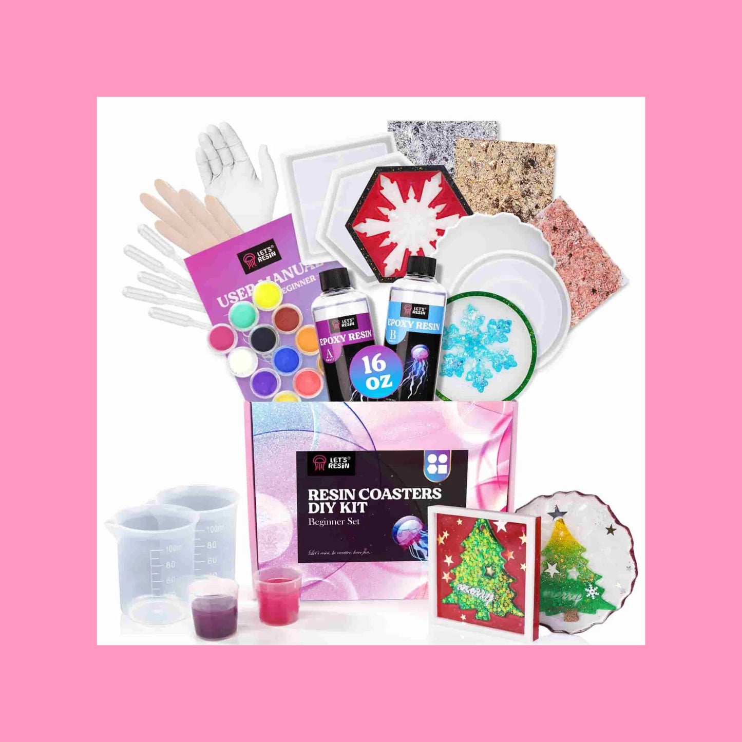 Epoxy resin kit for beginners