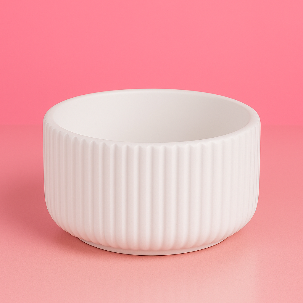 Silicone mold, fluted cup