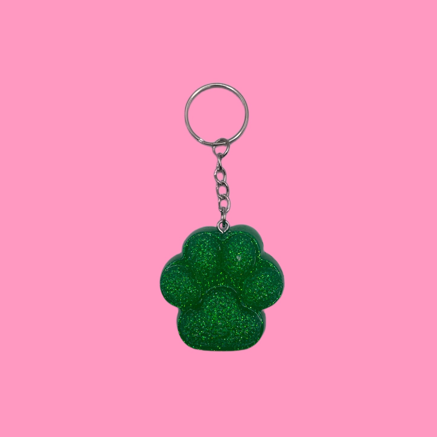 Porte-clé patte cristal