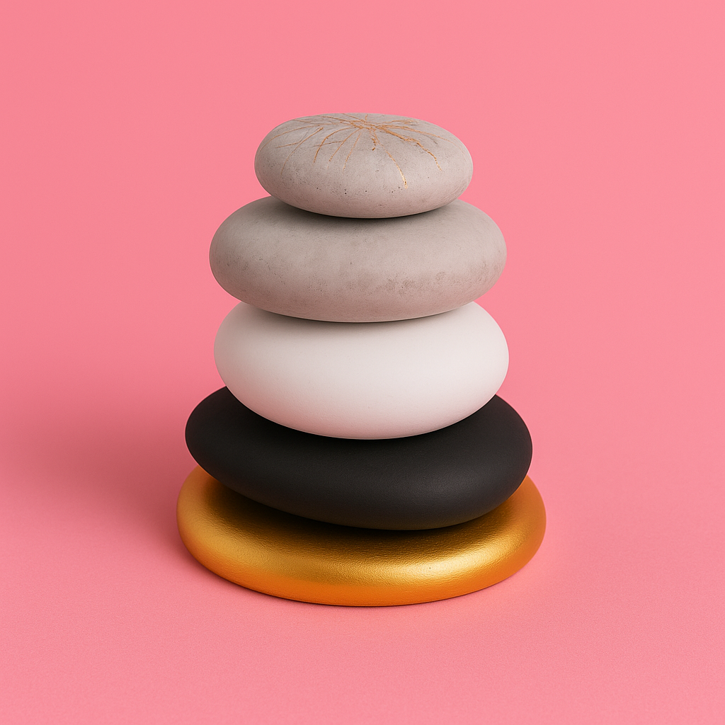 Silicone mold - 3 large stones