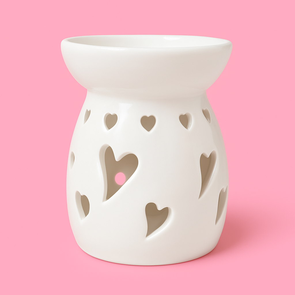 Brûleur Crafty Hearts - Blanc