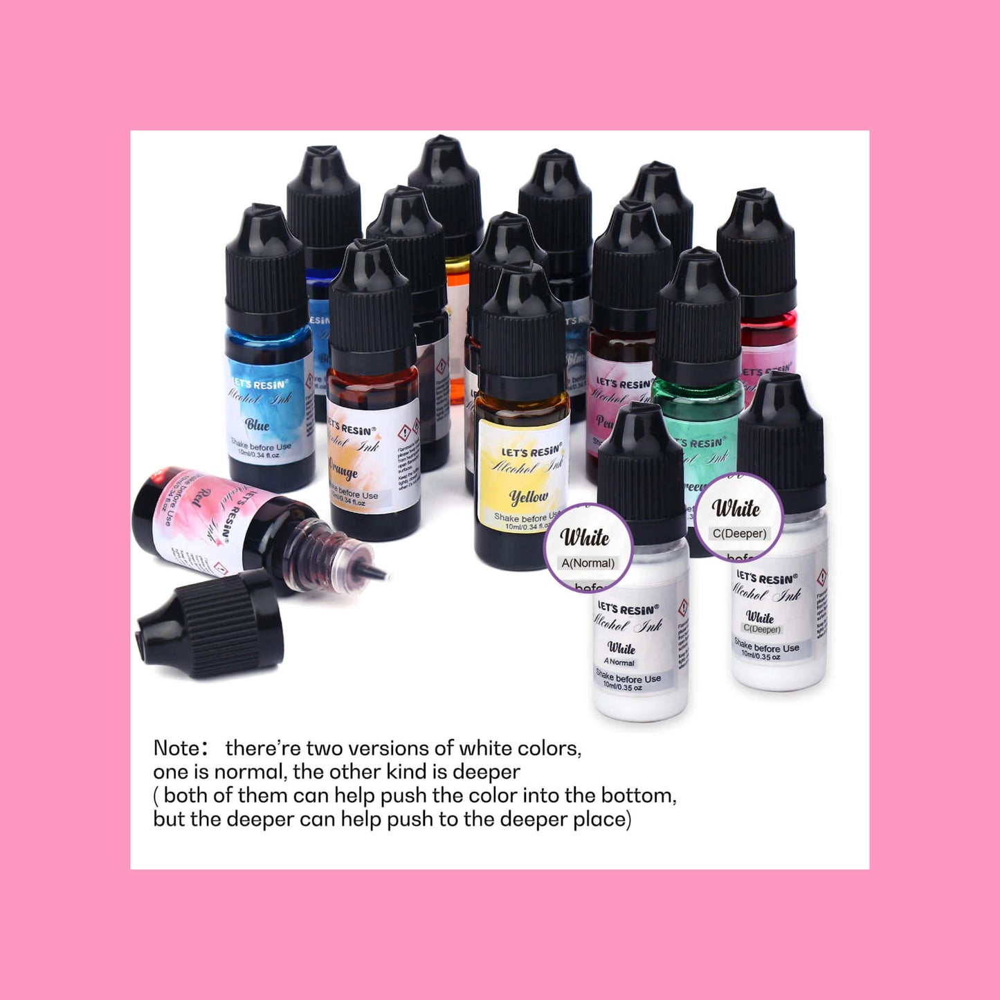18 Alcohol Inks