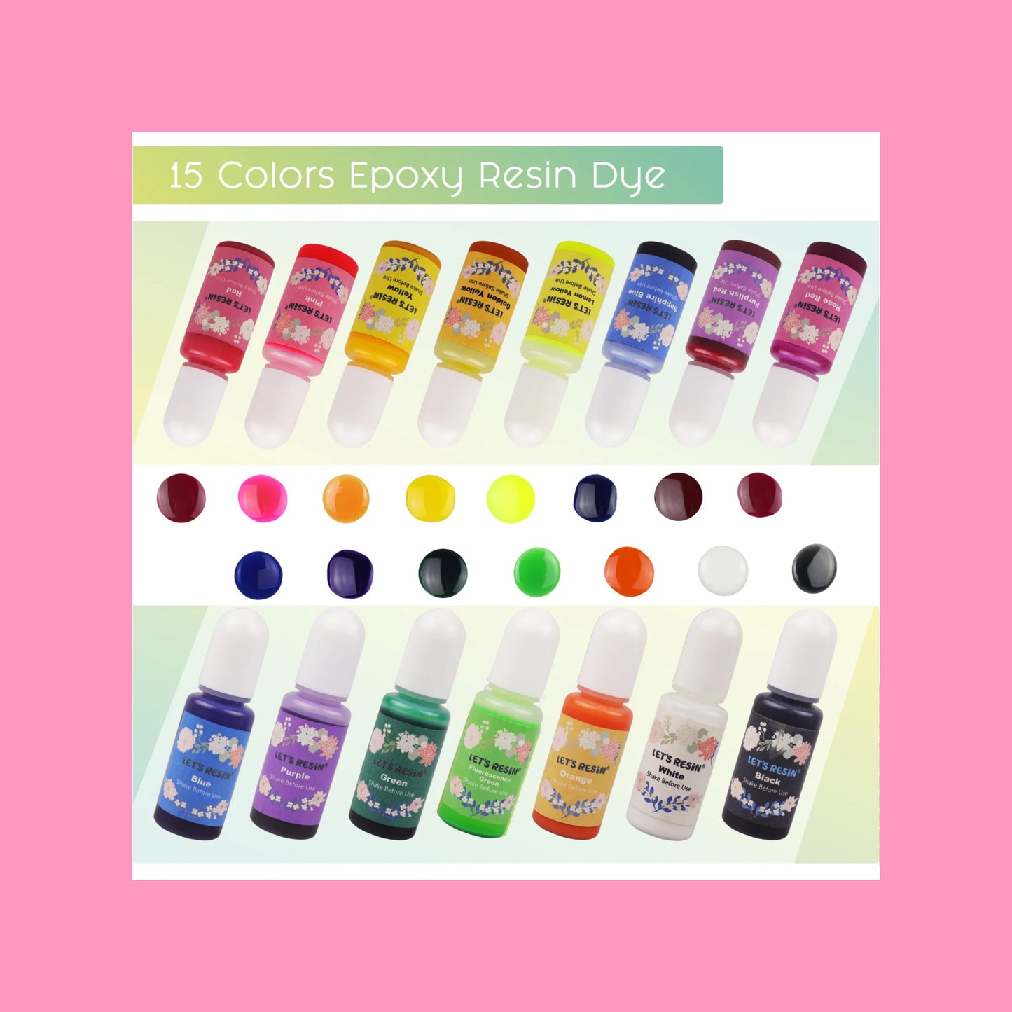 15 translucent colors