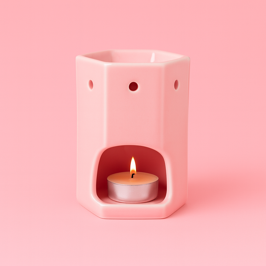 Hexagon burner, eCential Living collection - Rose