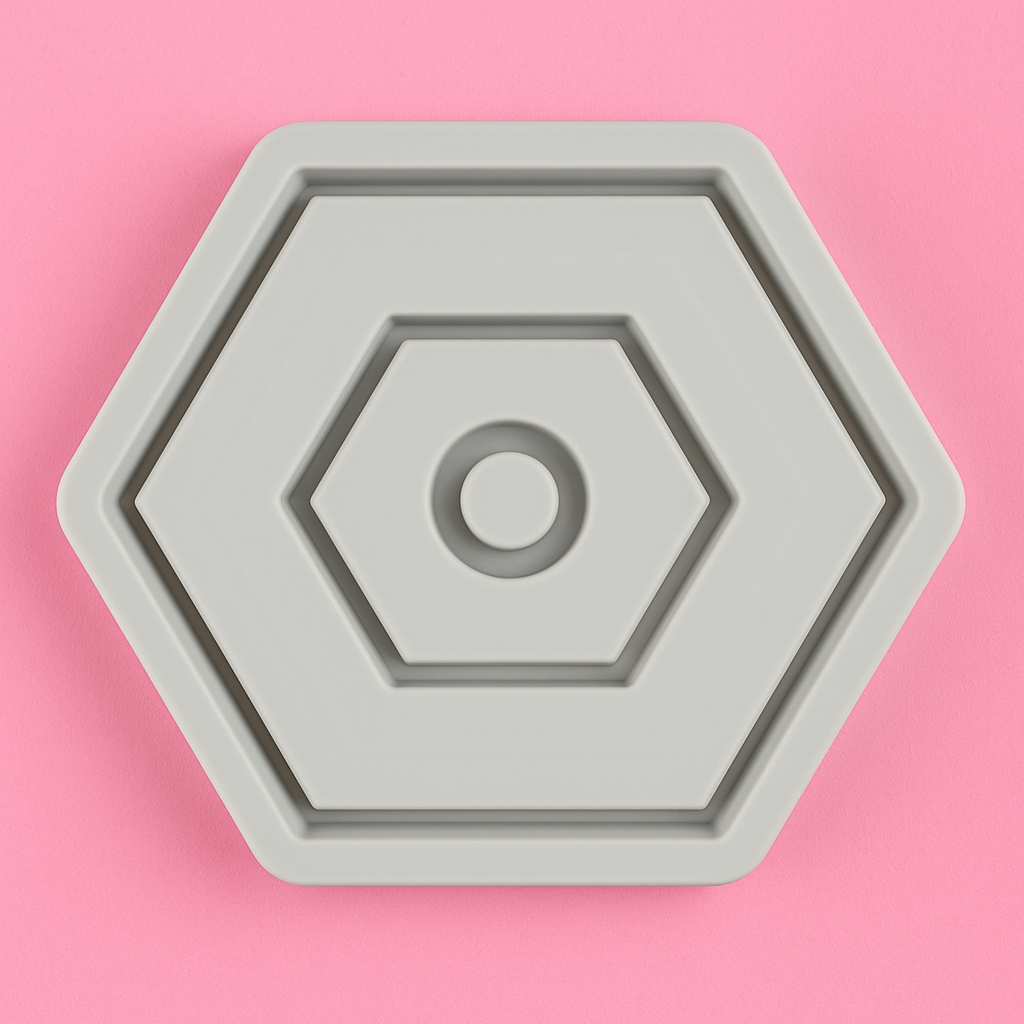 Hexagon Candle Silicone Mold