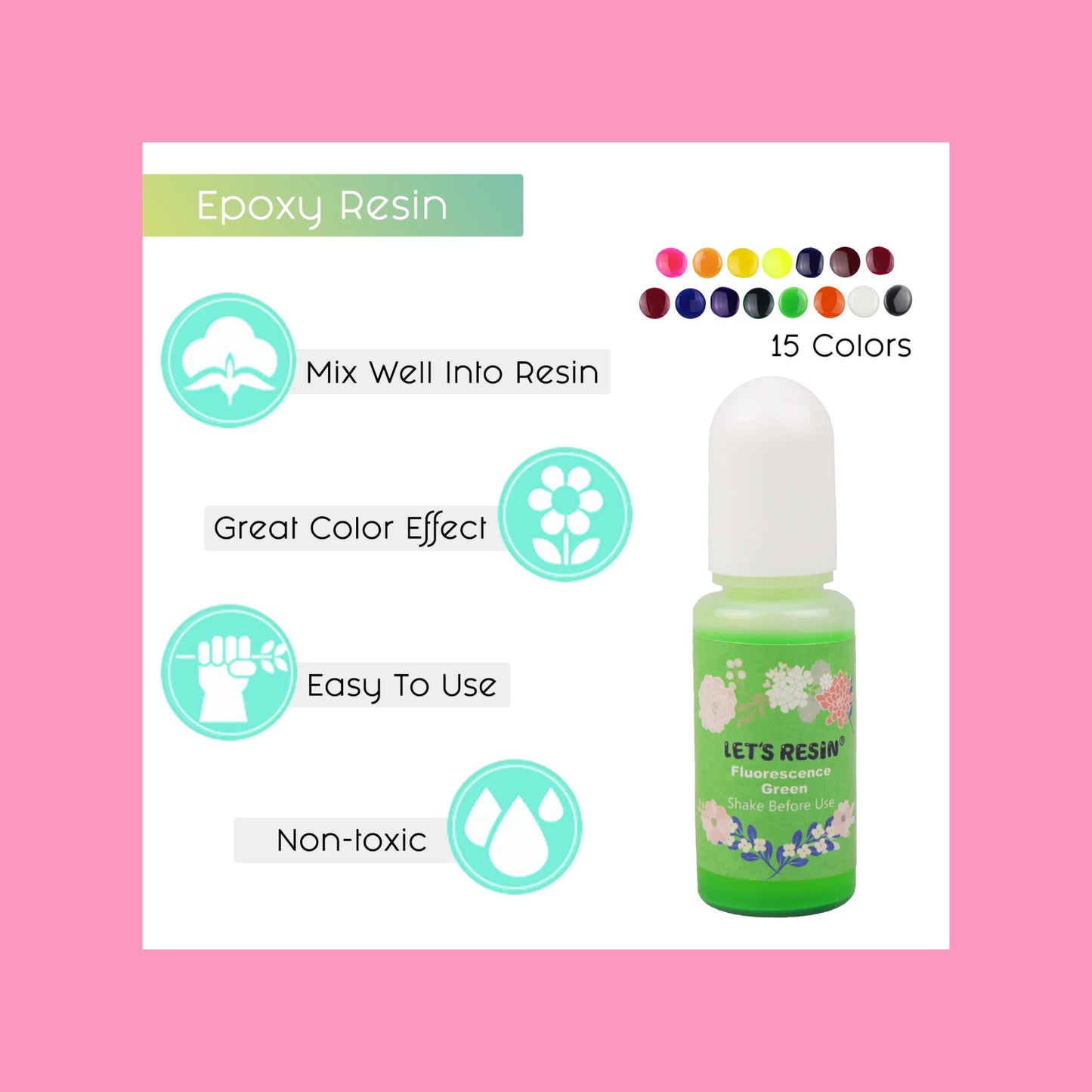 15 translucent colors