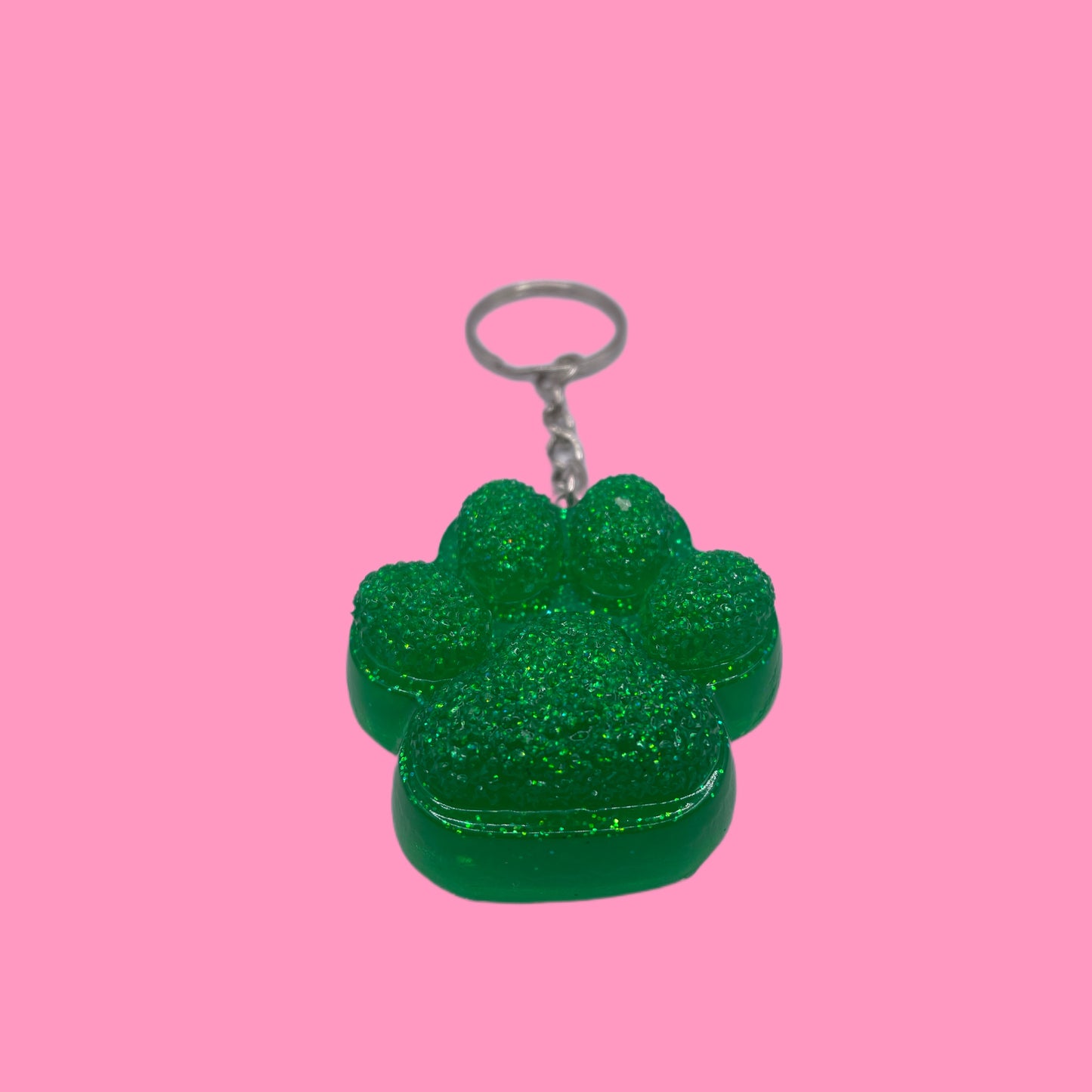Porte-clé patte cristal