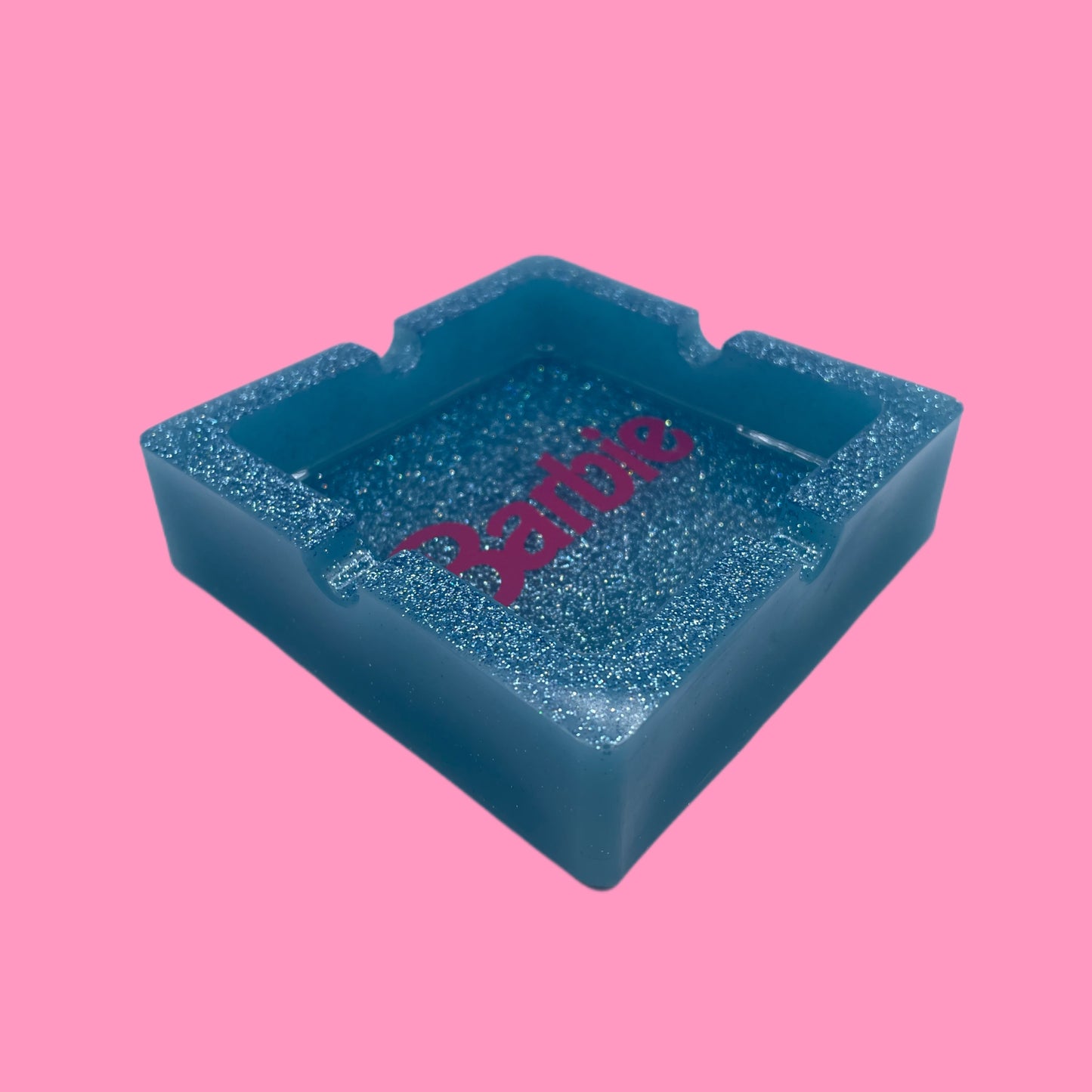 Cendrier Barbie Bleu