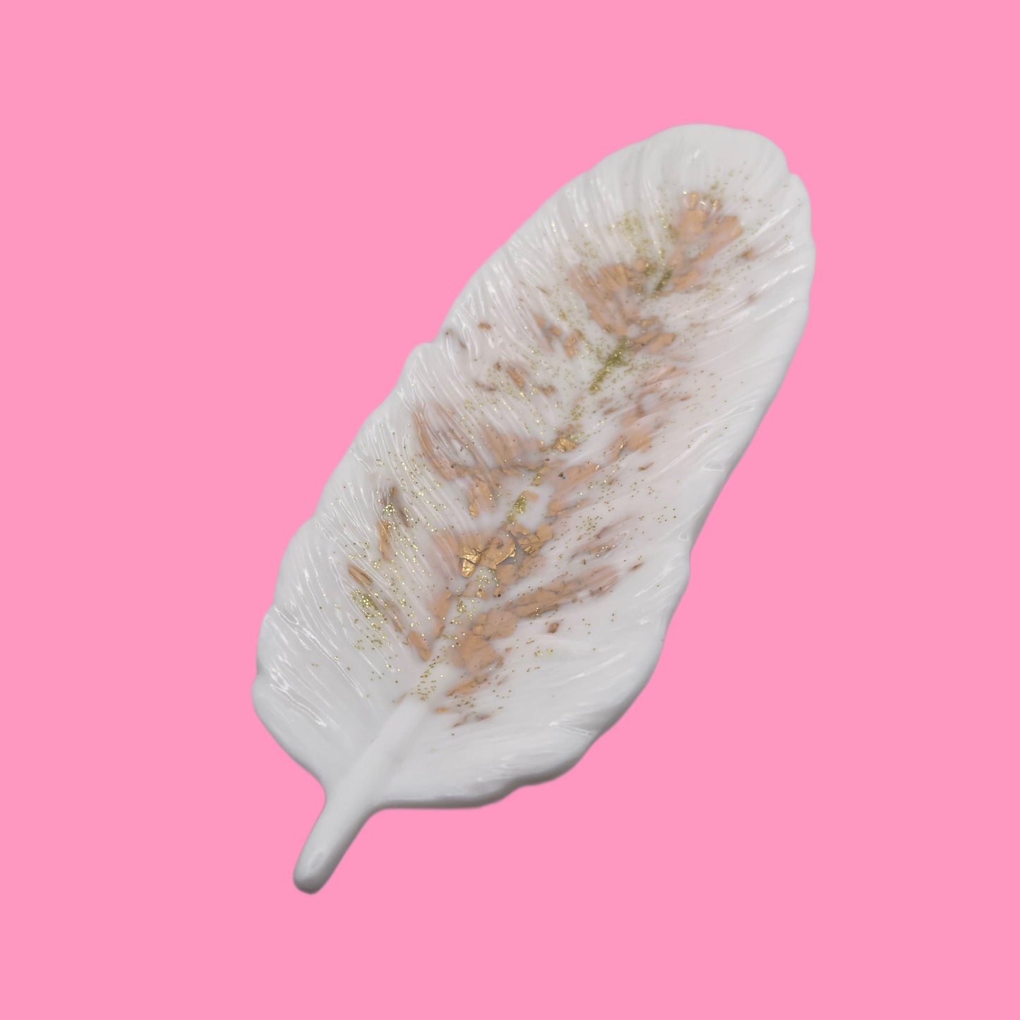 Plume Gold trinket box