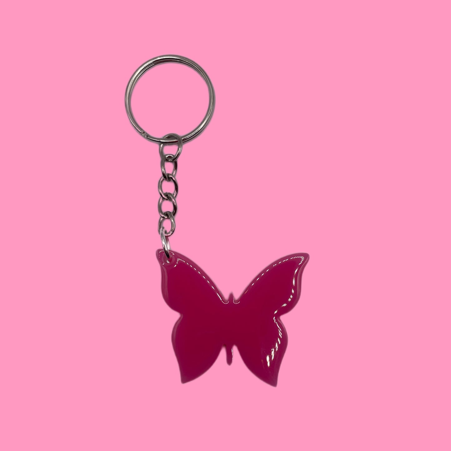 Porte-clé Papillon Barbie Pink