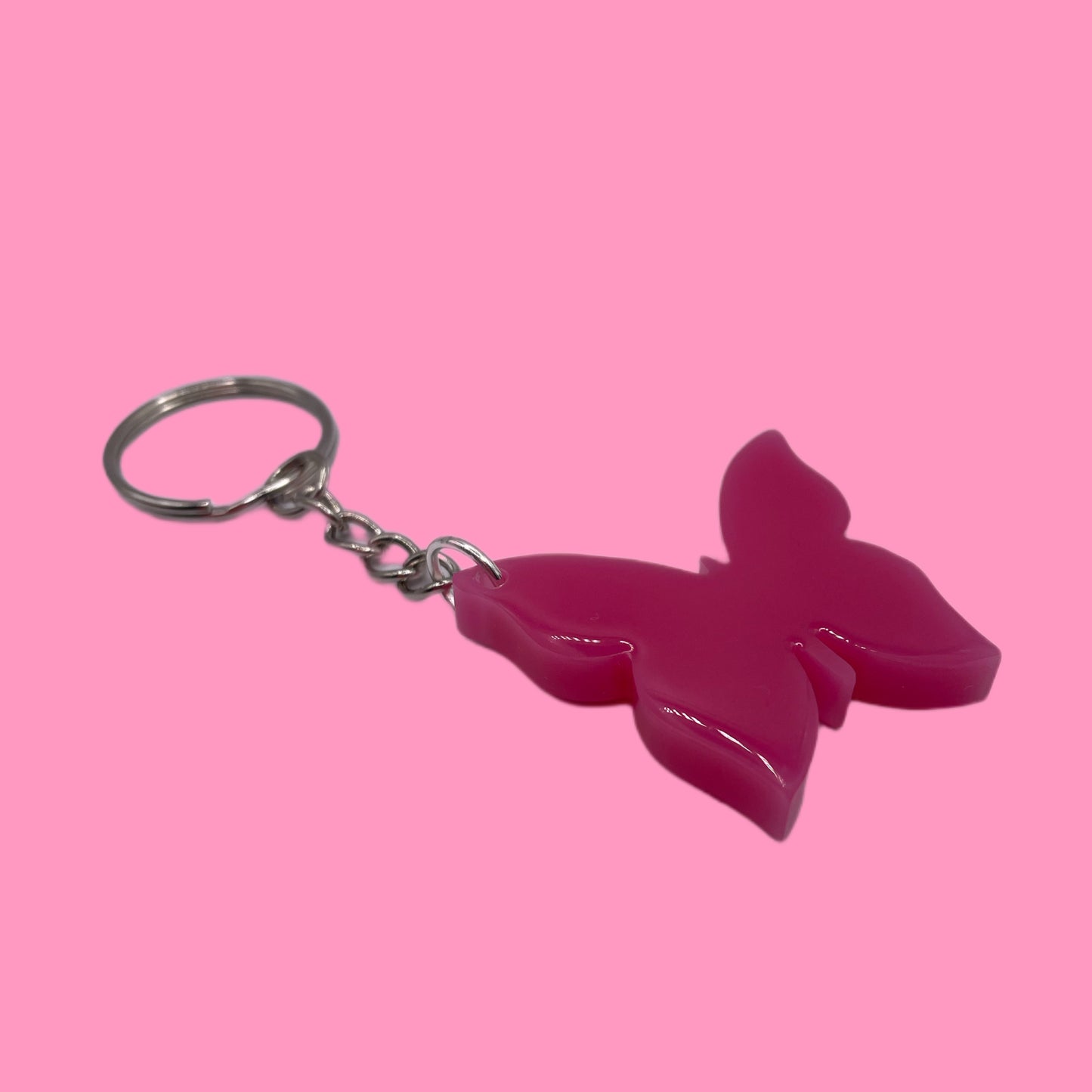 Porte-clé Papillon Barbie Pink