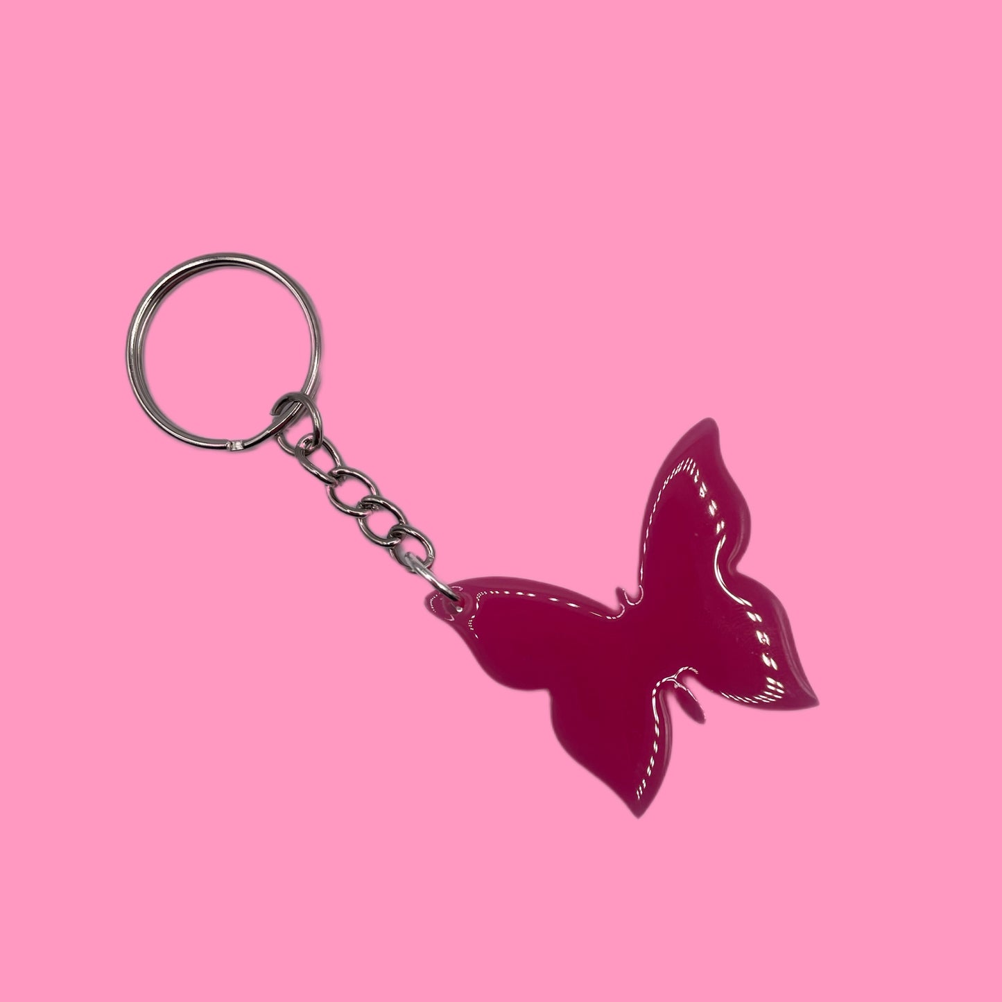 Porte-clé Papillon Barbie Pink