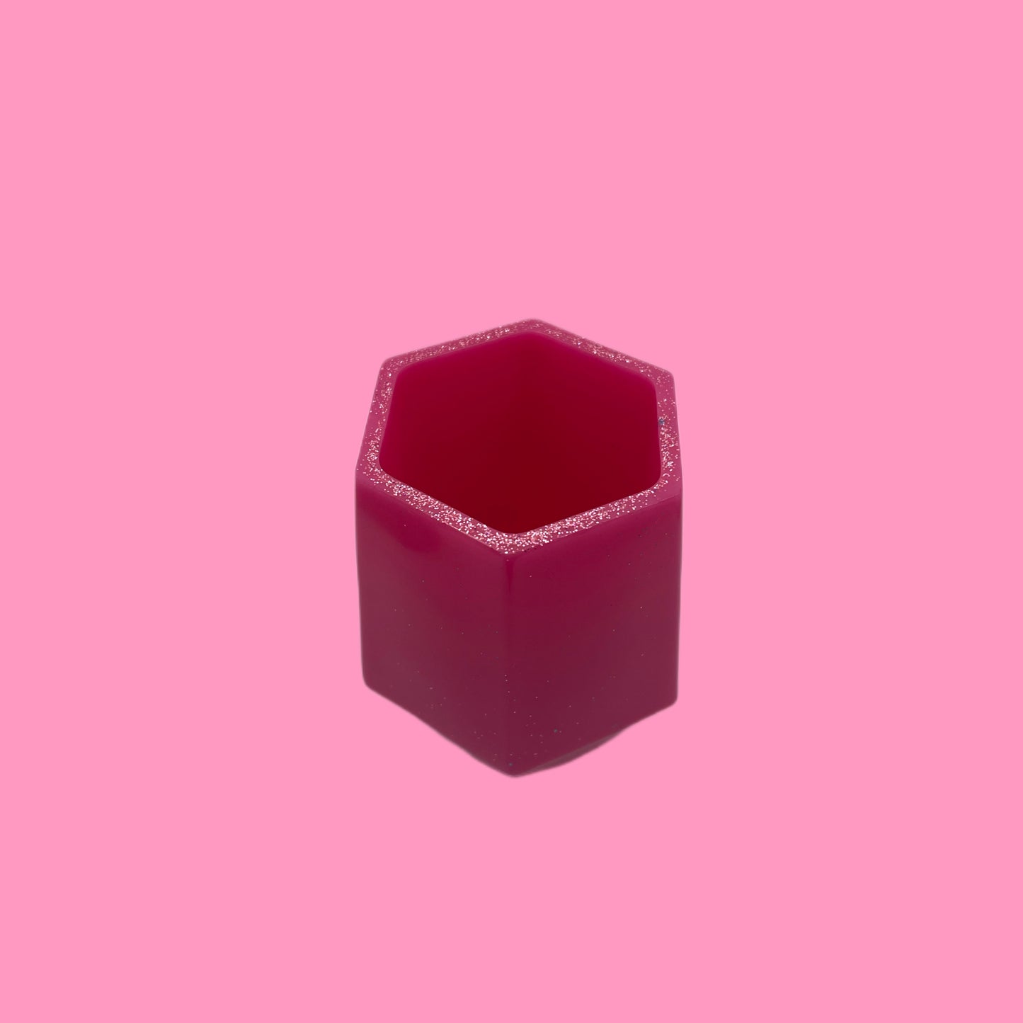 Petit pot hexagonale Barbie Pink
