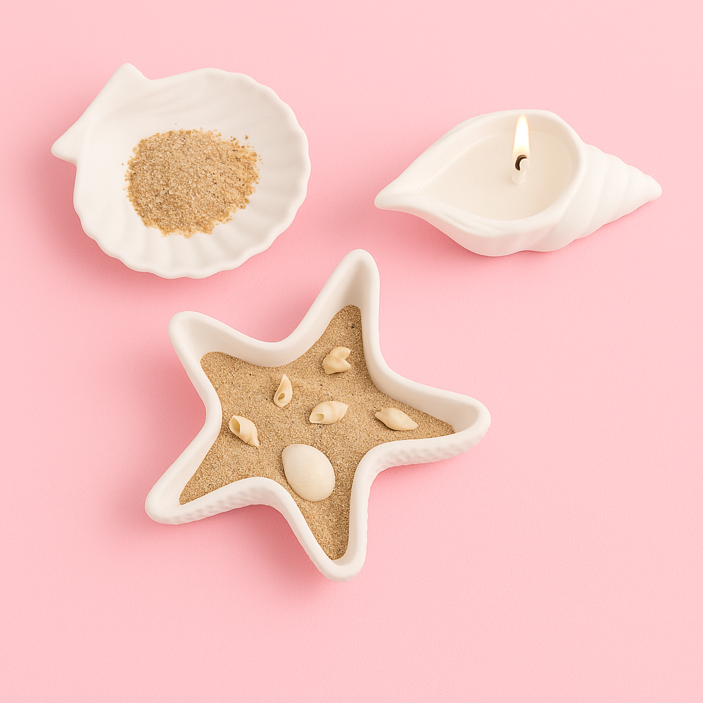 Starfish + Seashell Silicone Mold Kit