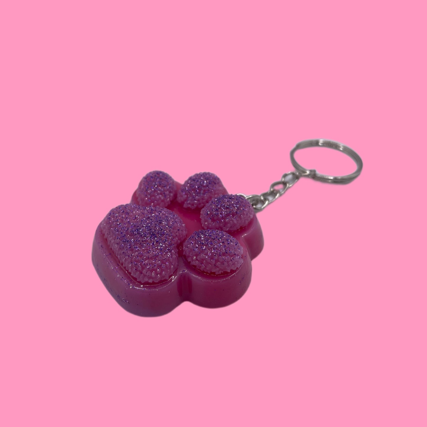 Porte-clé patte cristal