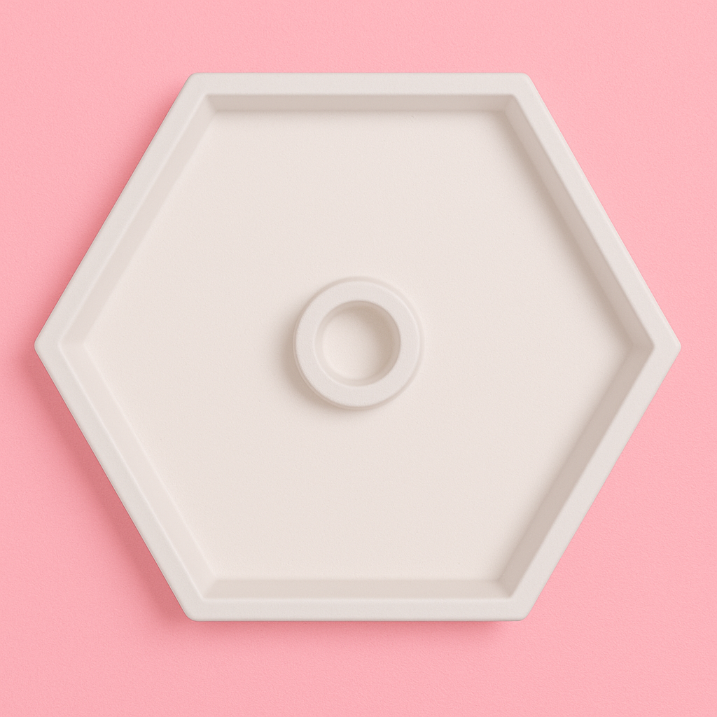 Hexagon Candle Silicone Mold