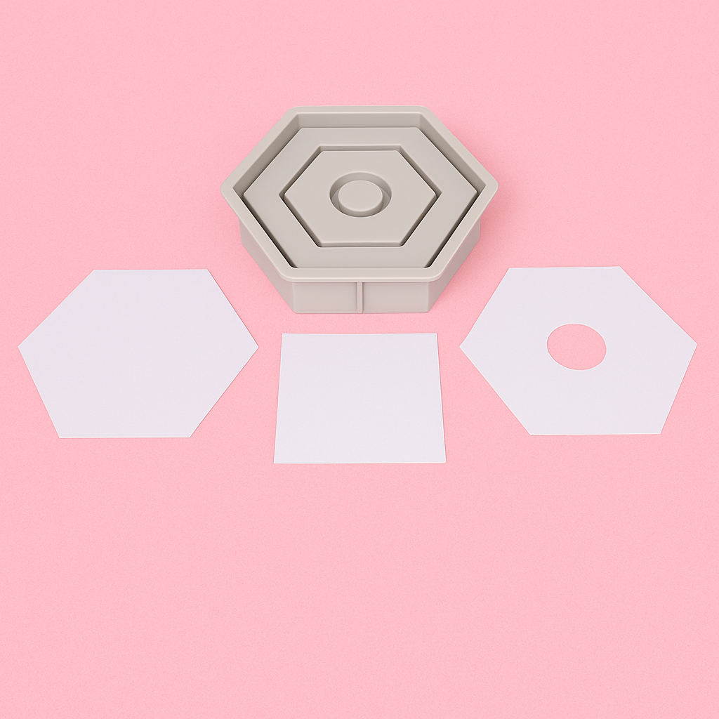 Hexagon Candle Silicone Mold