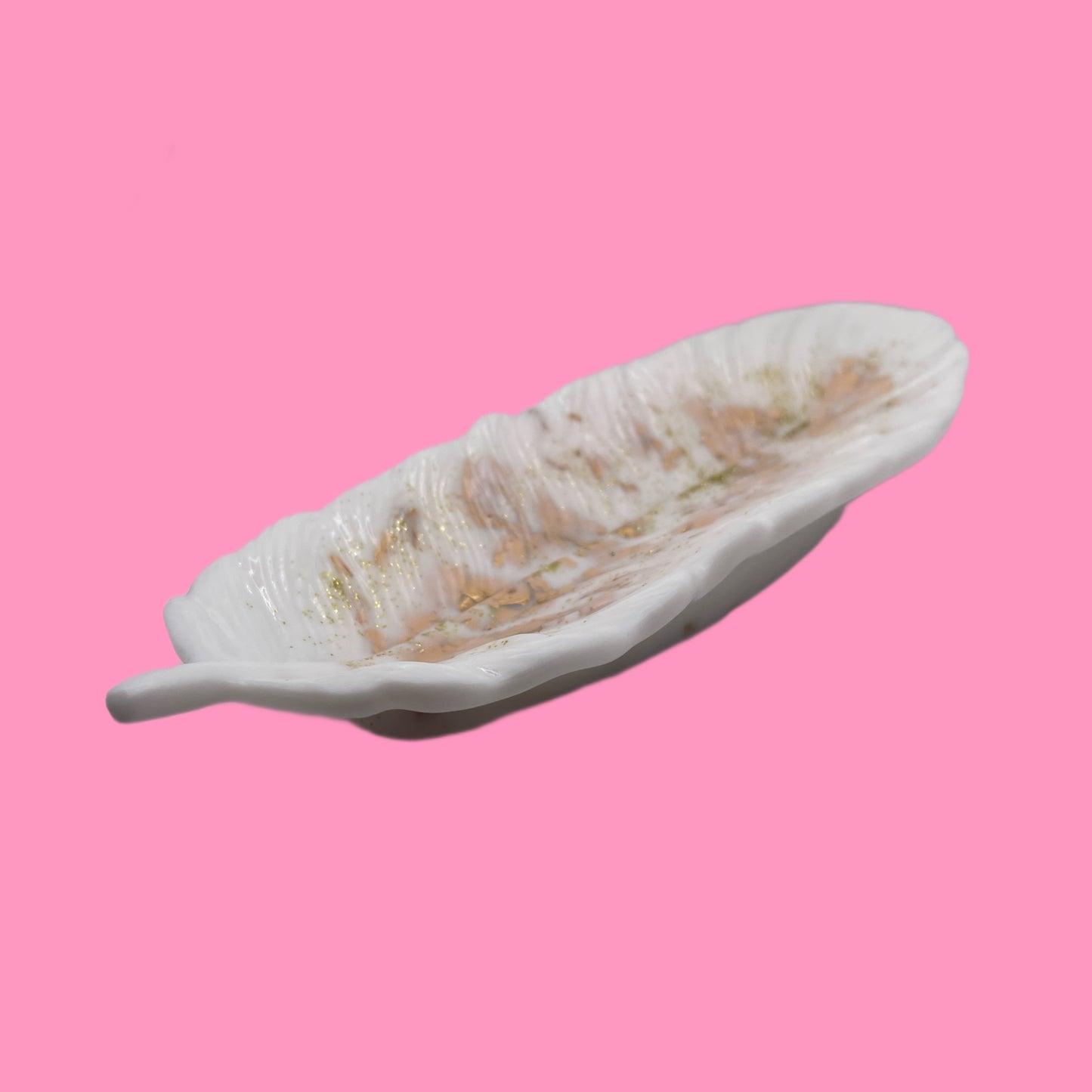 Plume Gold trinket box