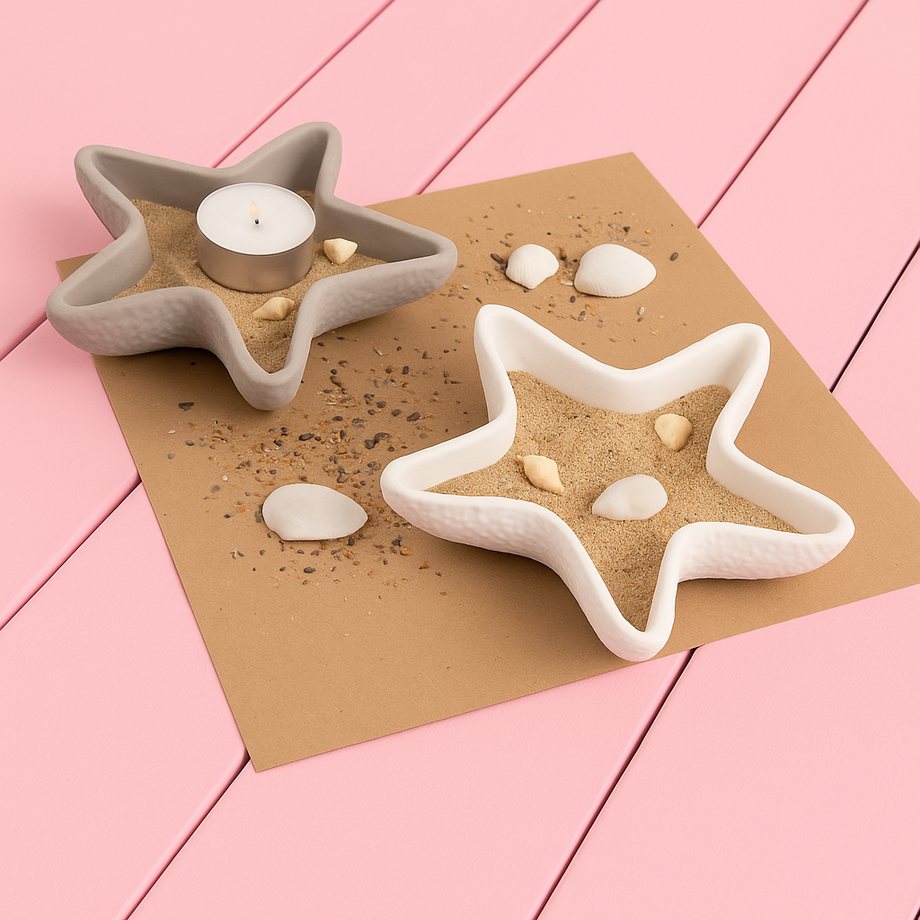 Starfish + Seashell Silicone Mold Kit