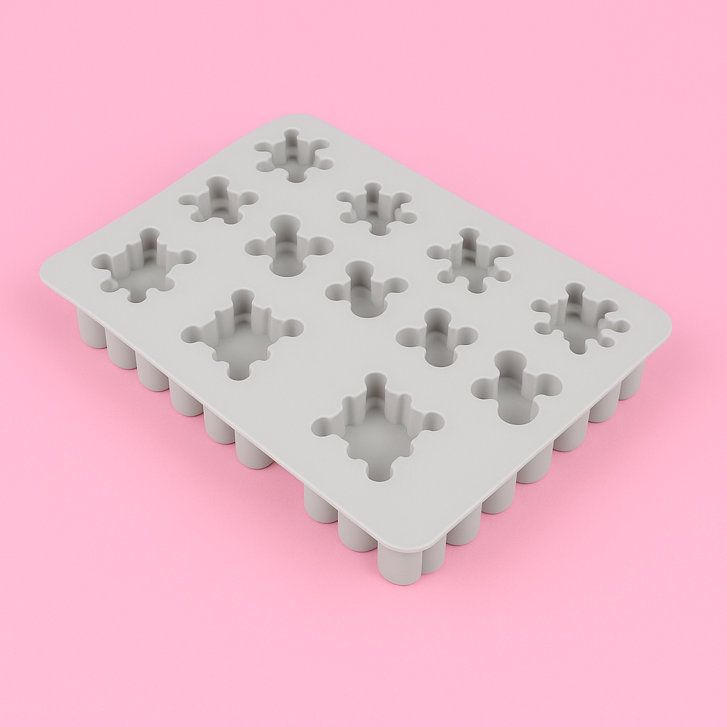 Silicone mold for bubble candles