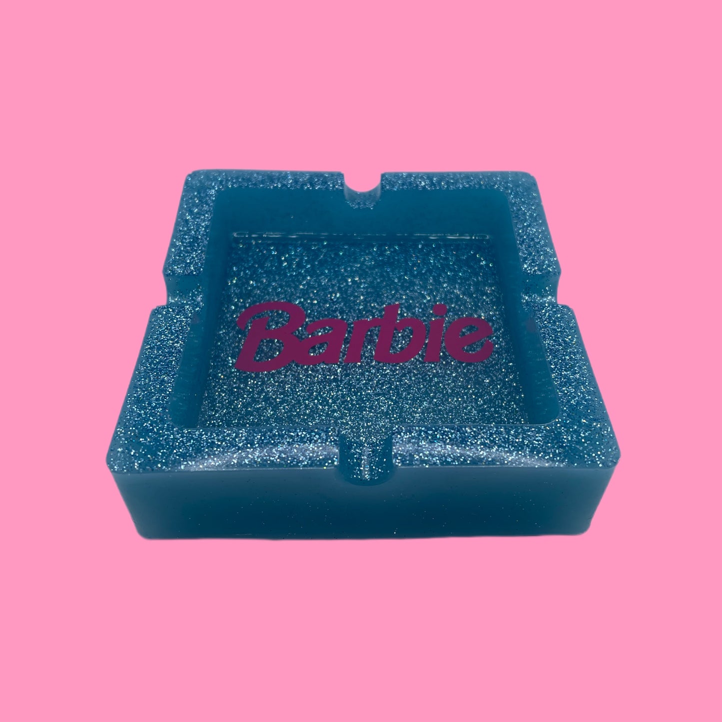 Cendrier Barbie Bleu