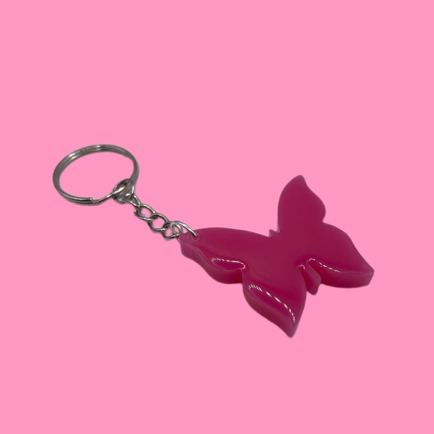 Porte-clé Papillon Barbie Pink