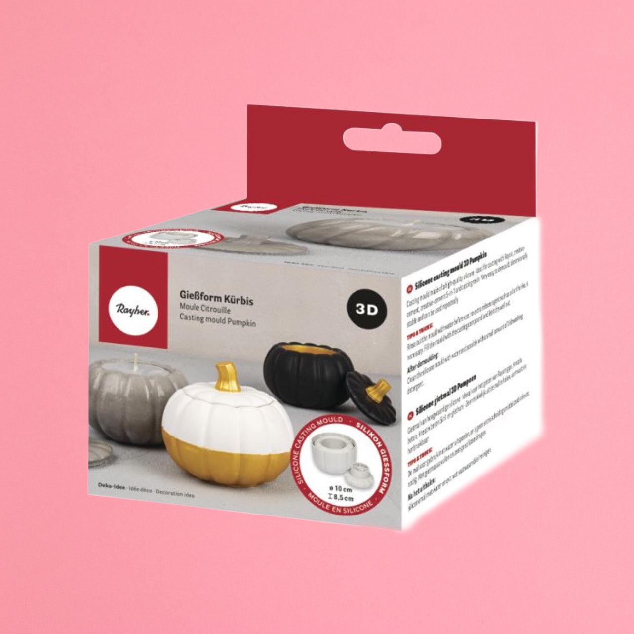 3D Pumpkin Silicone Mold