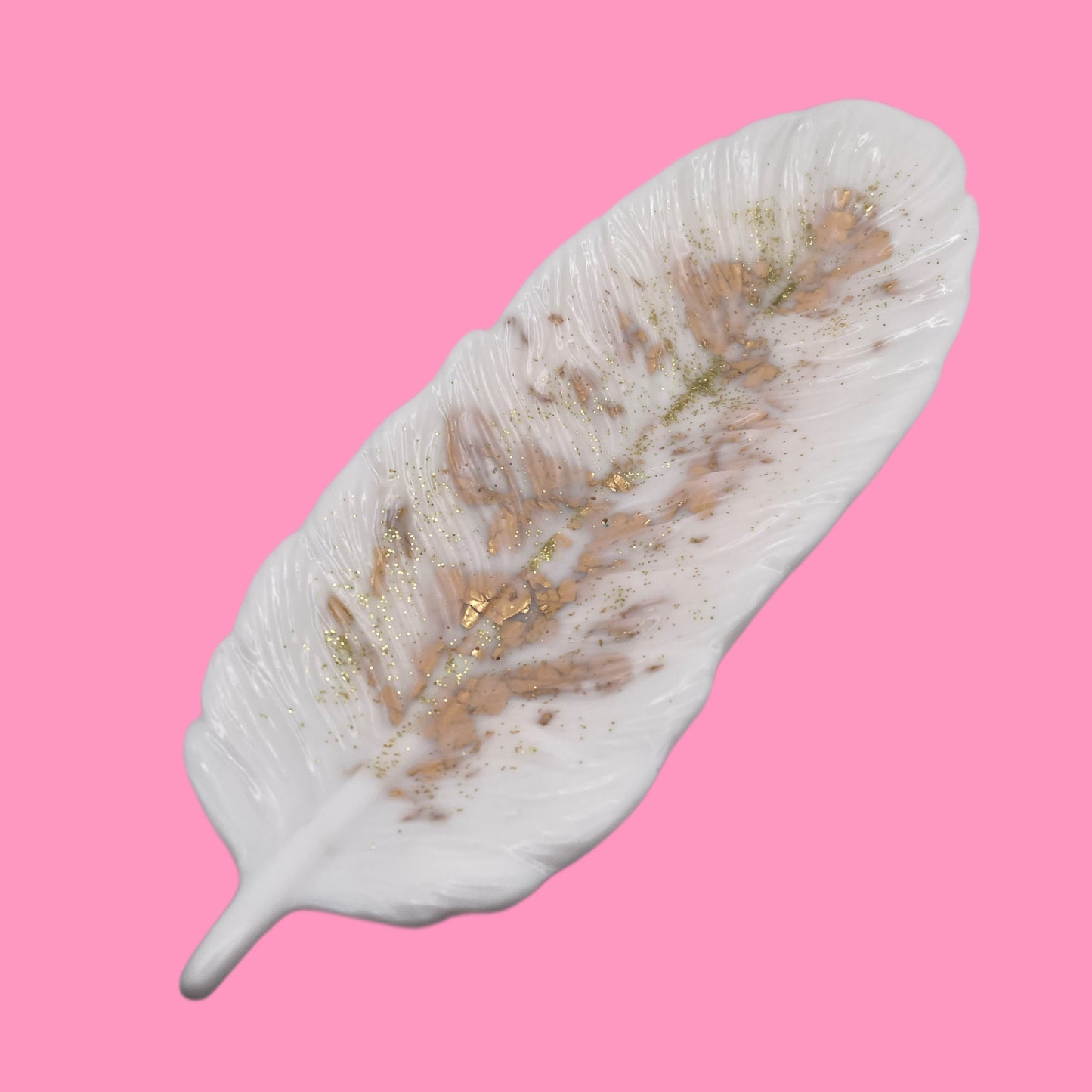 Plume Gold trinket box