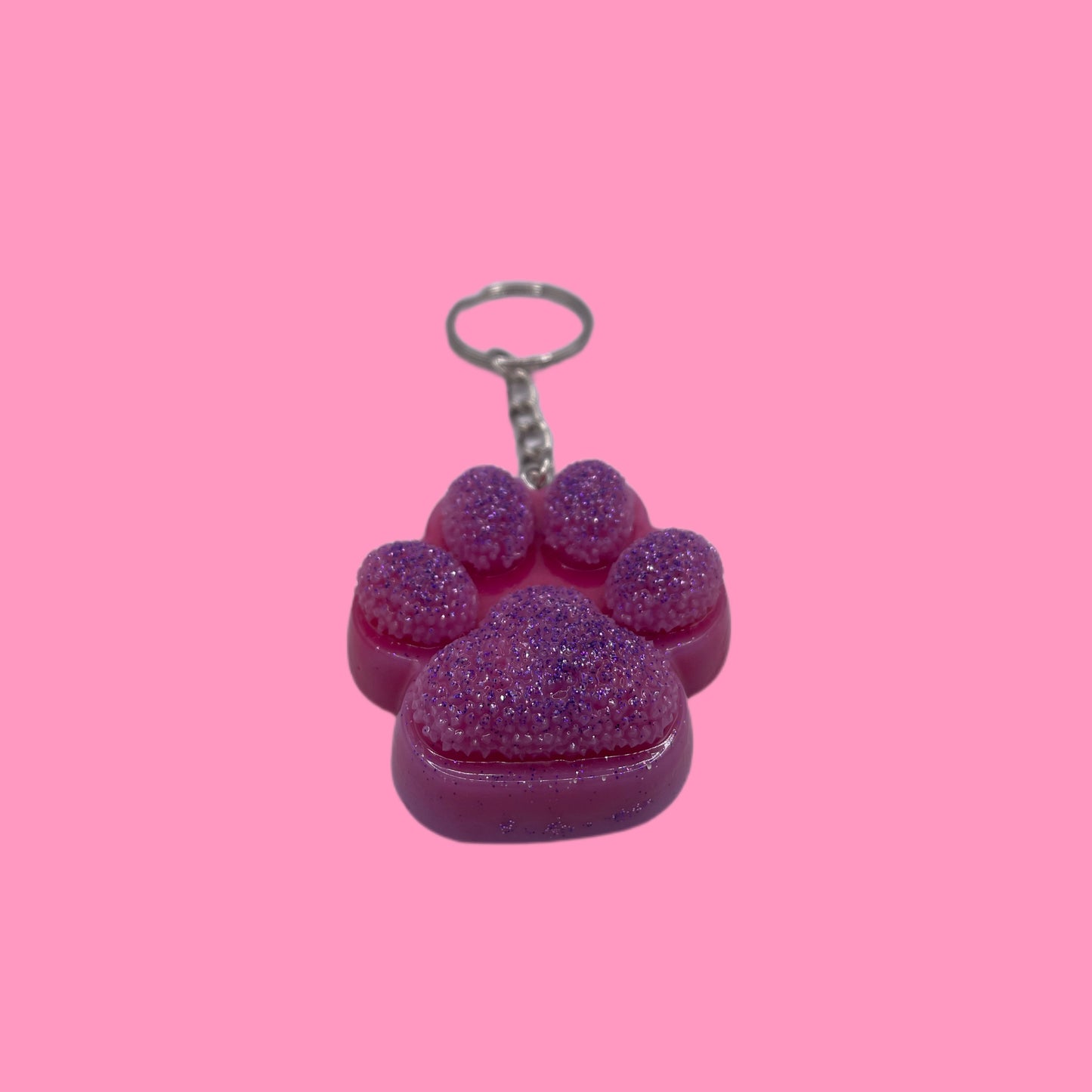 Porte-clé patte cristal