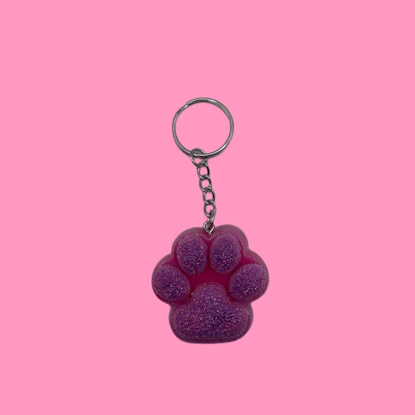 Porte-clé patte cristal