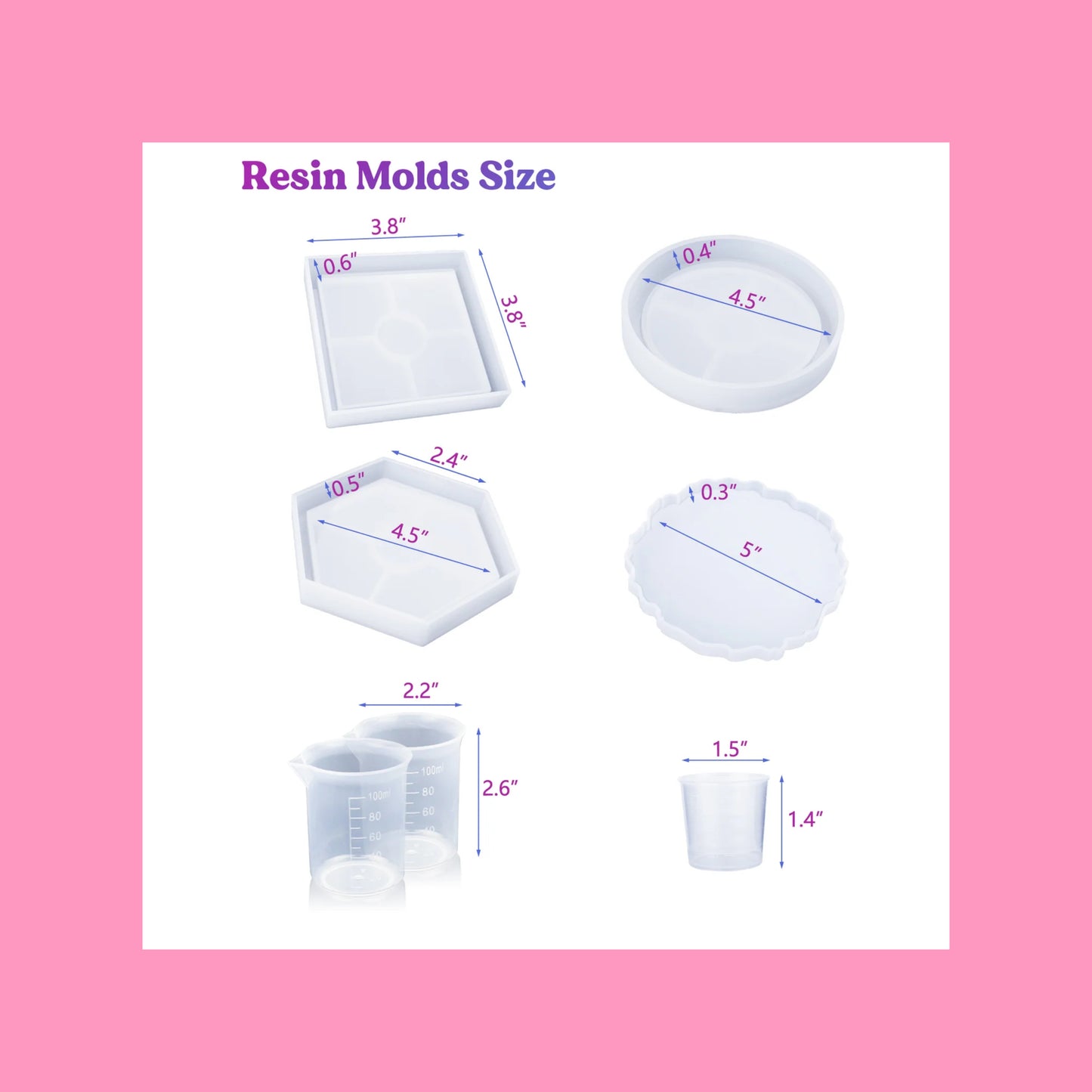 Epoxy resin kit for beginners