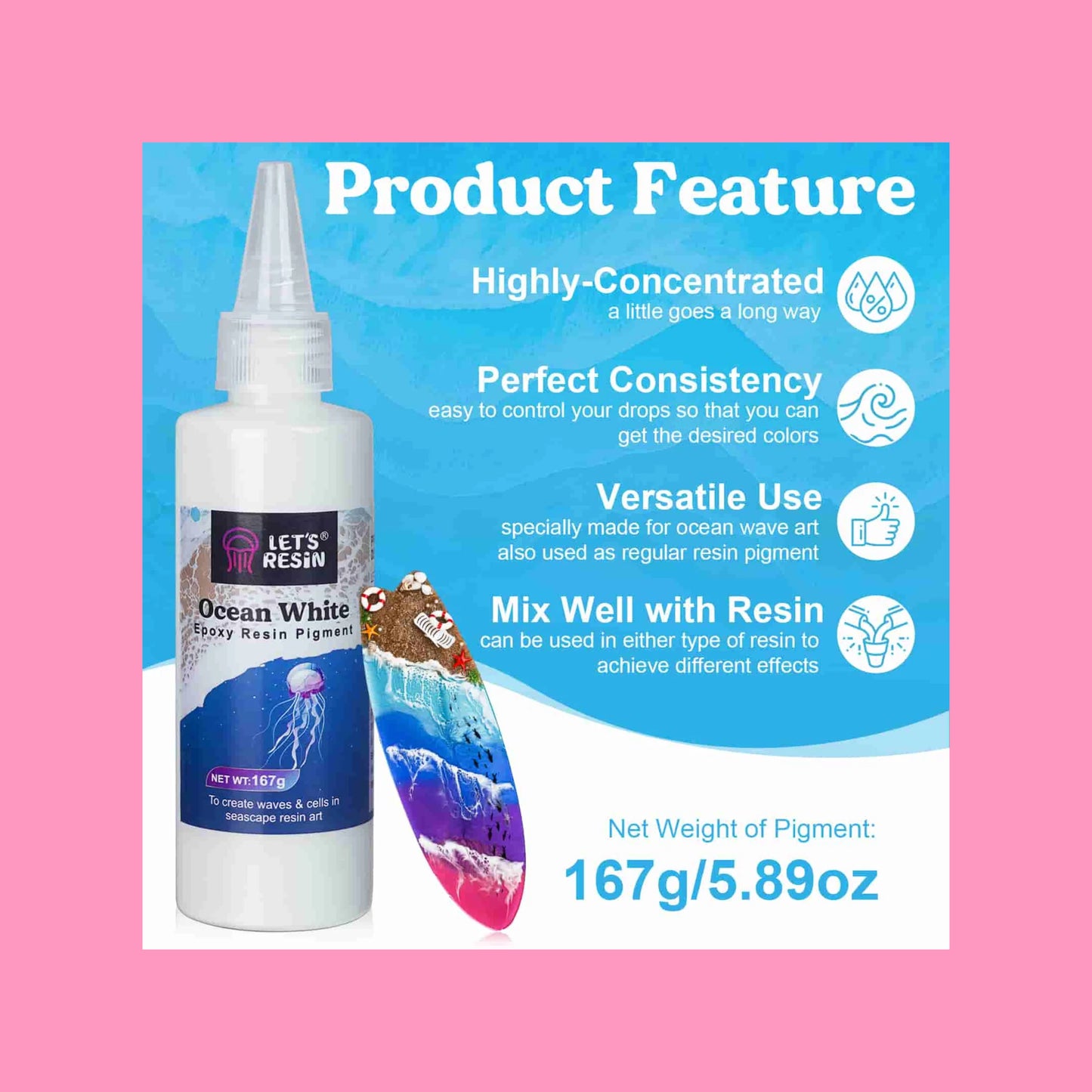 Pigment White Ocean