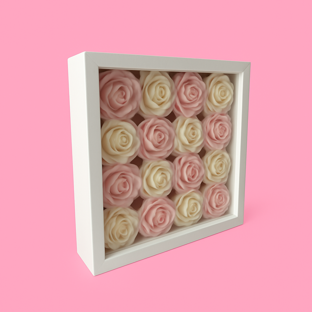 Roses rose et blanche