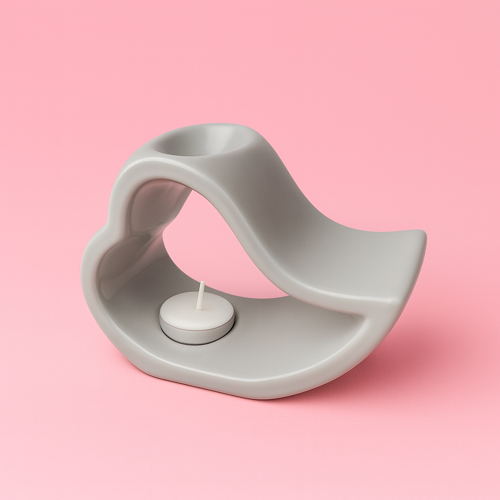 Brûleur Coeur - Gris