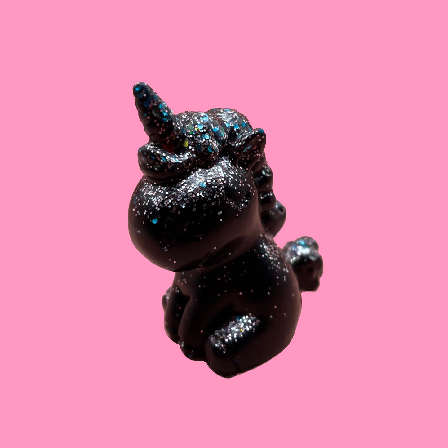 Little black/silver unicorn