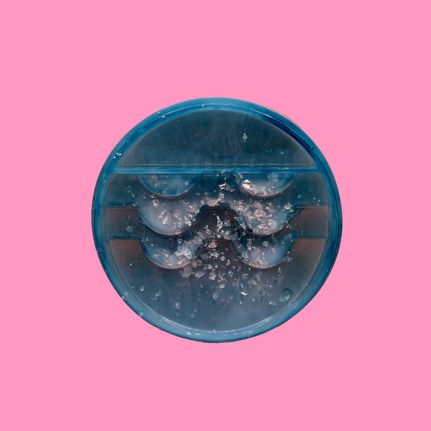 Blue eyelash box