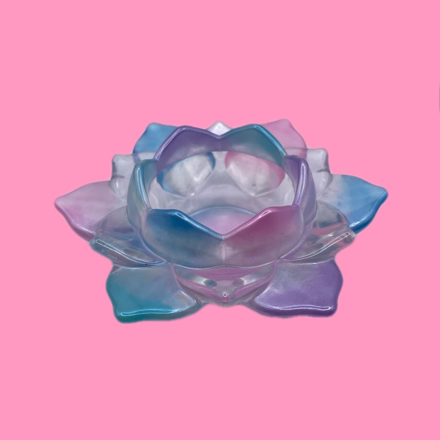 Pastel candle holder