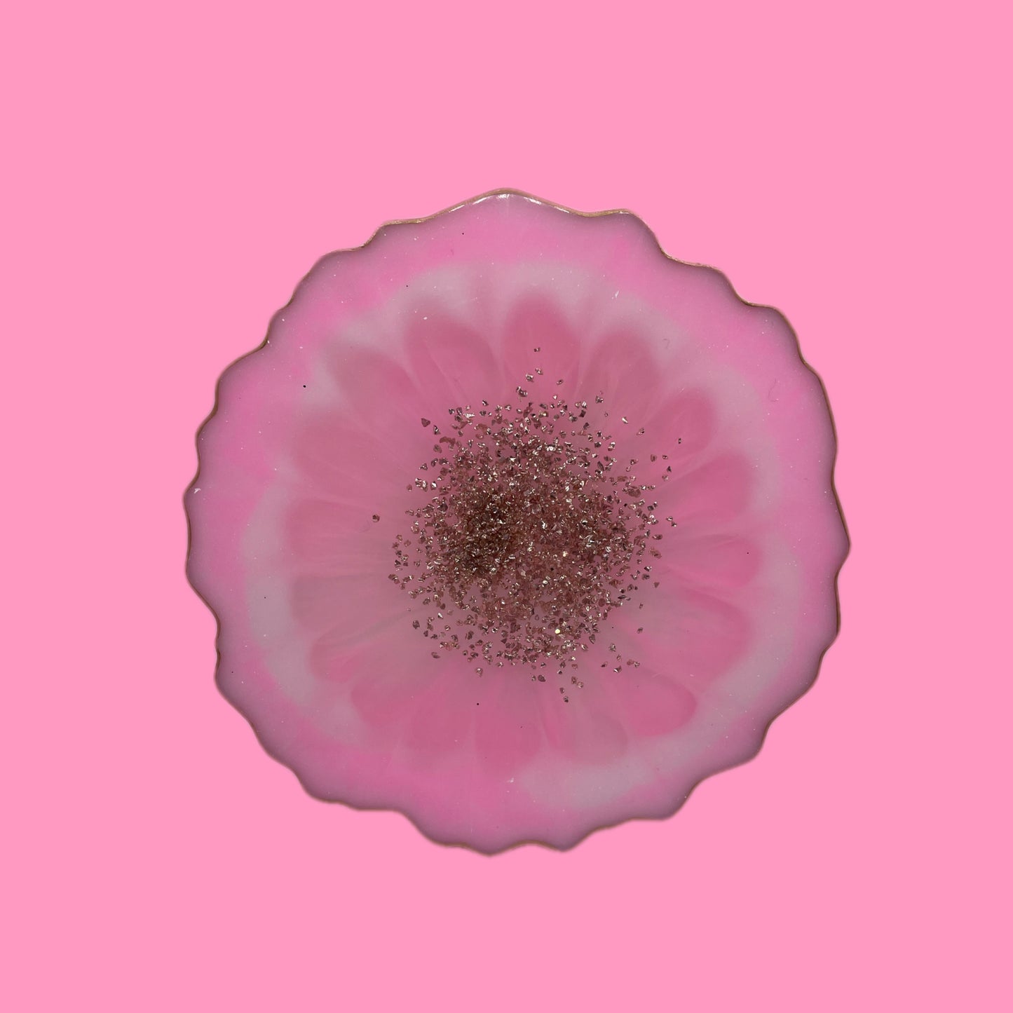 Rose & Gold coasters (set of 2)