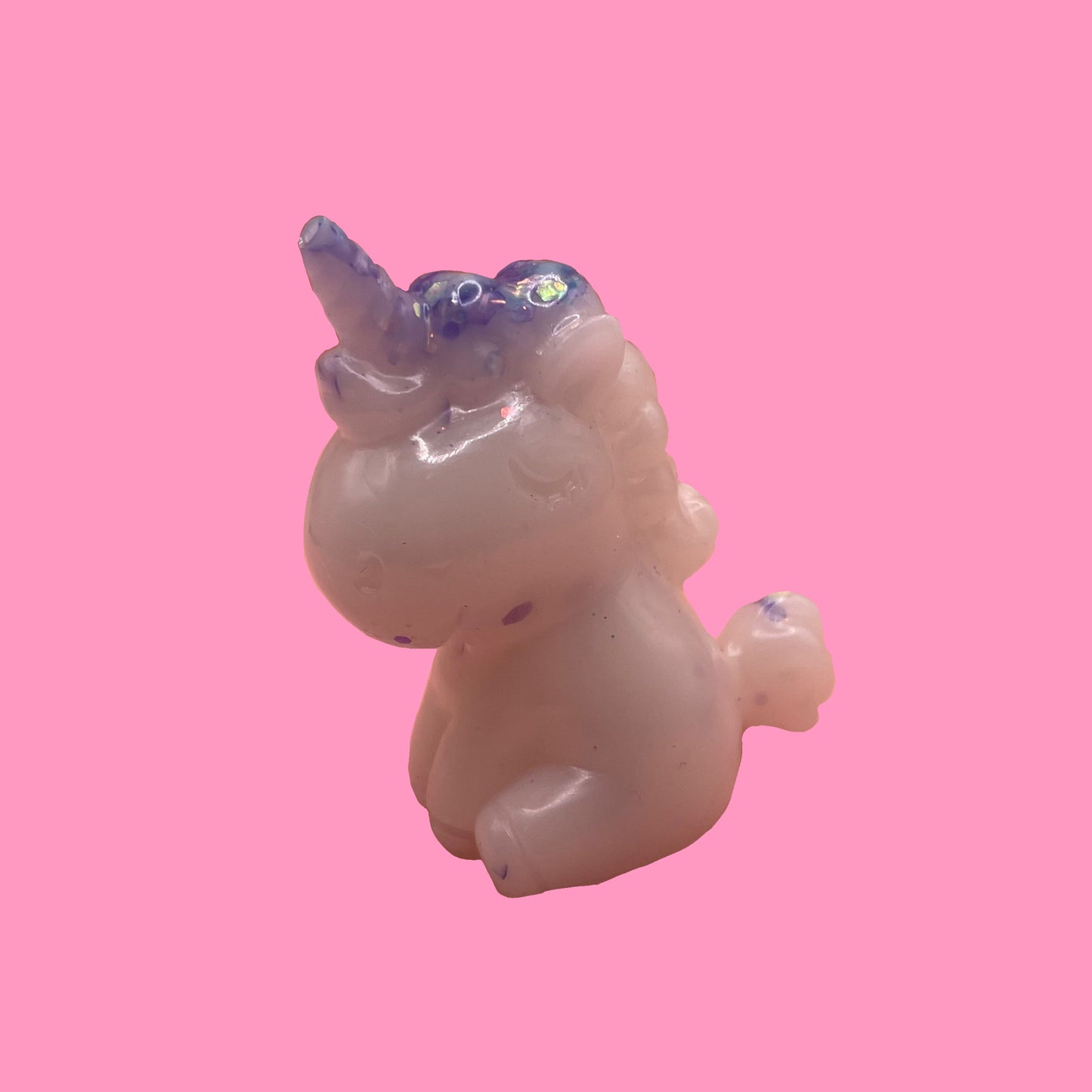 Little white/lilac unicorn