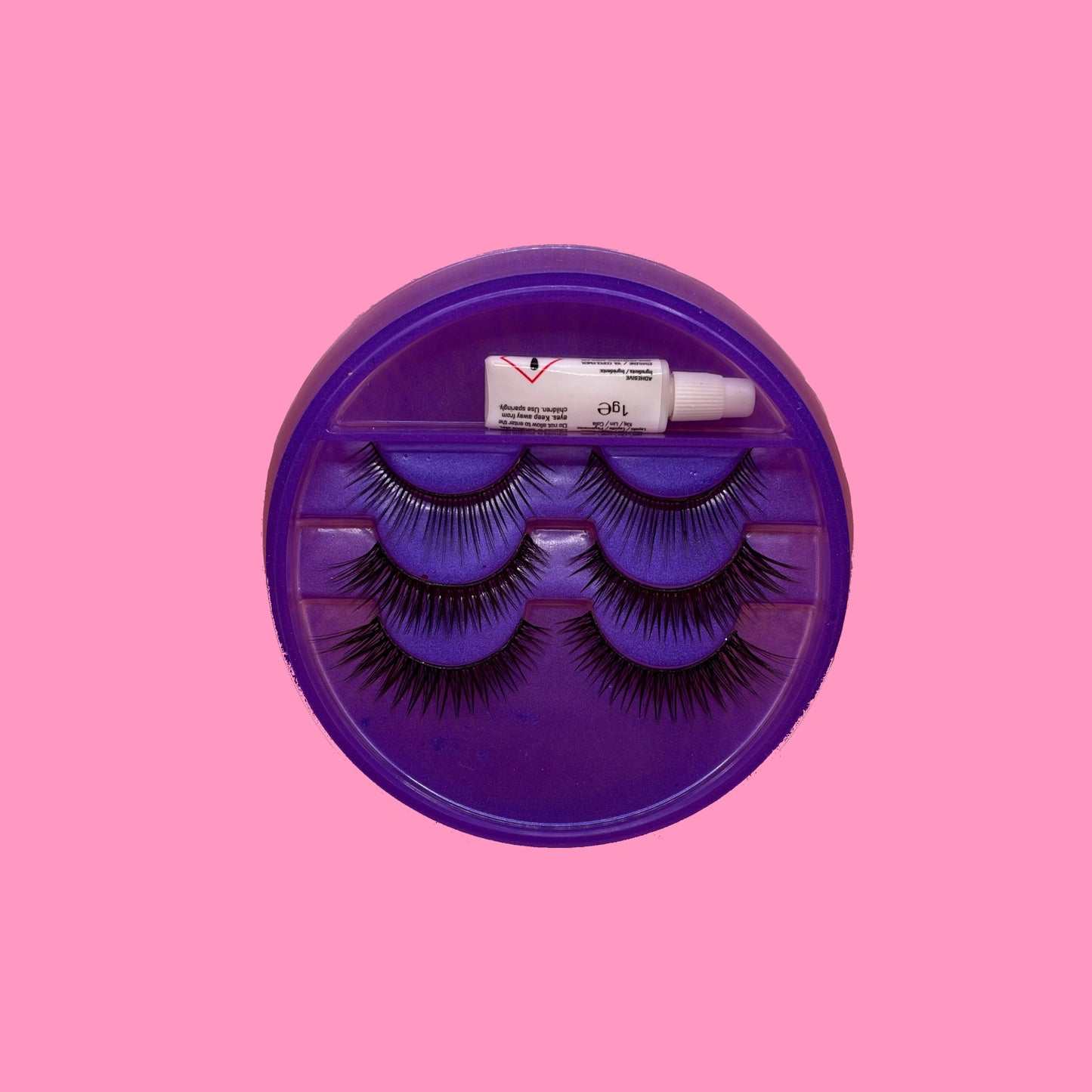 Purple eyelash box