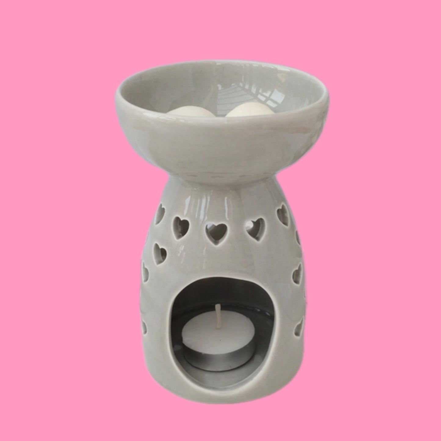 Deep Dish Hearts Burner - Gray