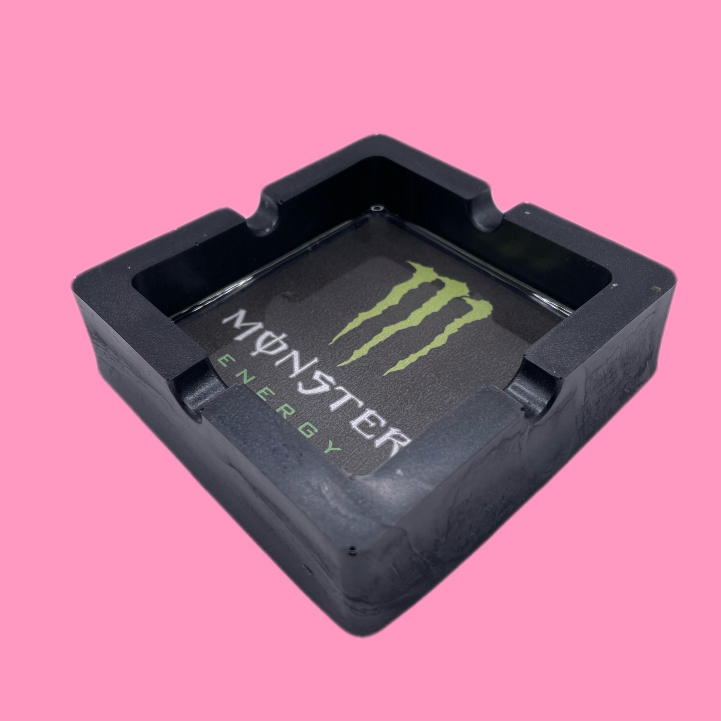 Monster black ashtray