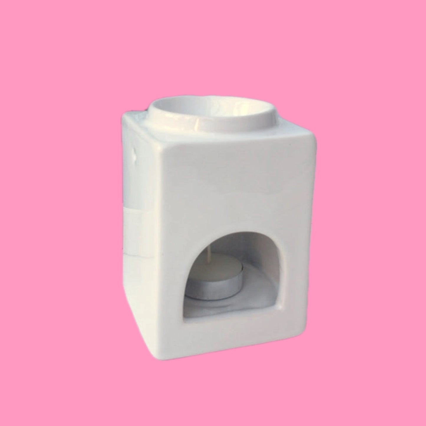 Square burner - White