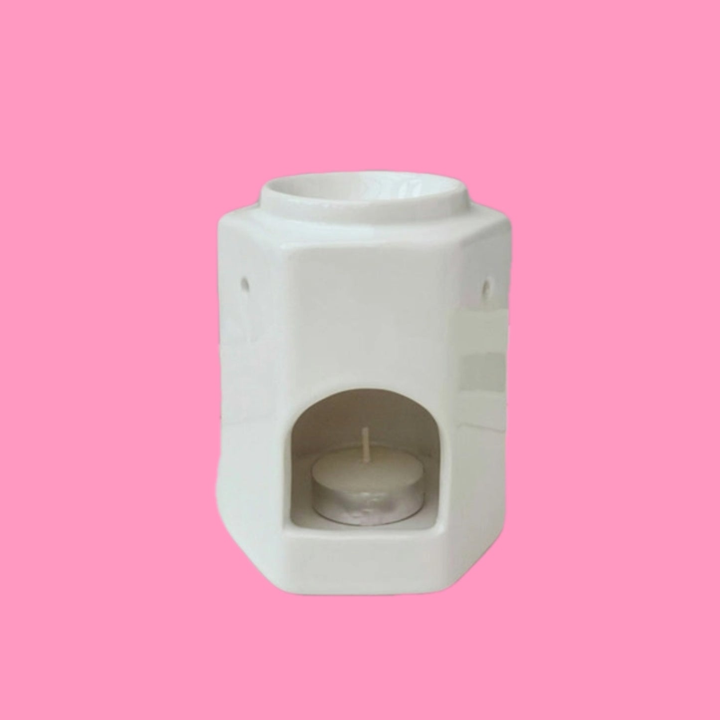 Hexagon burner - White