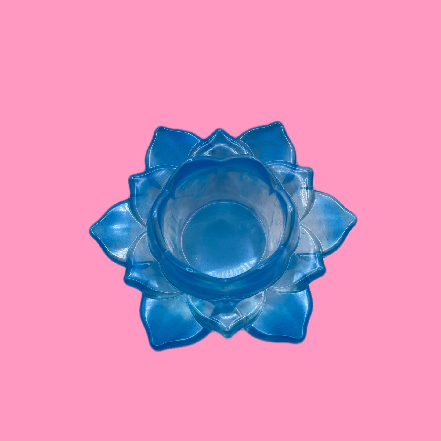 Blue Candle Holder