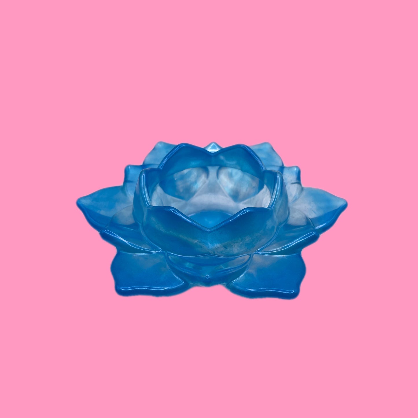 Blue Candle Holder