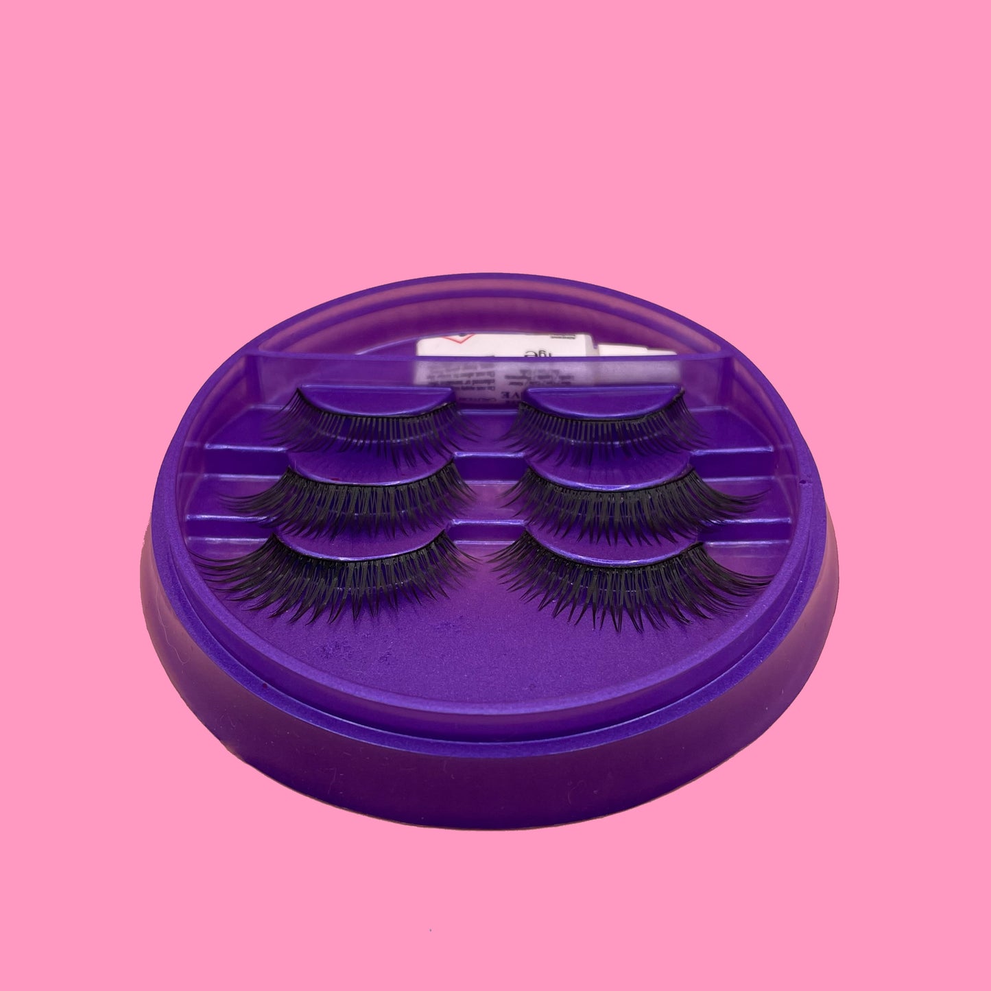Purple eyelash box