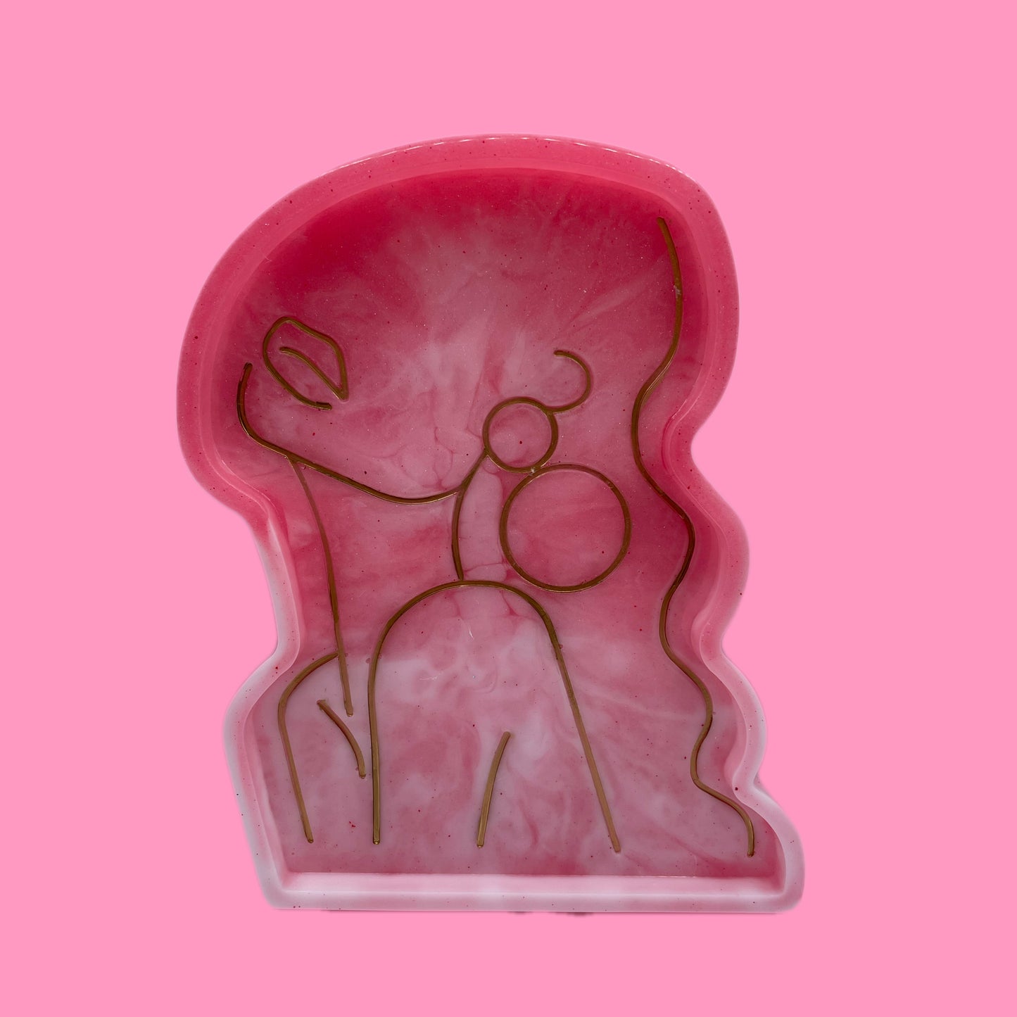 Amber trinket box - Girly